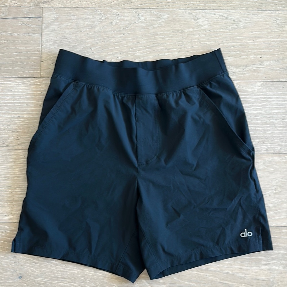 Alo Black Athletic Shorts